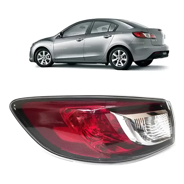 Farol Trasero Exterior Derecho Mazda 3 Sedan 2009/2011 Derecho/pasajero