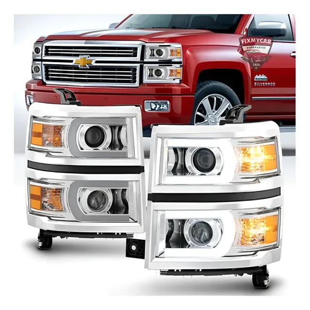 Optico Derecho Chevrolet Silverado 2014/2018 Cromado Derecho/pasajero
