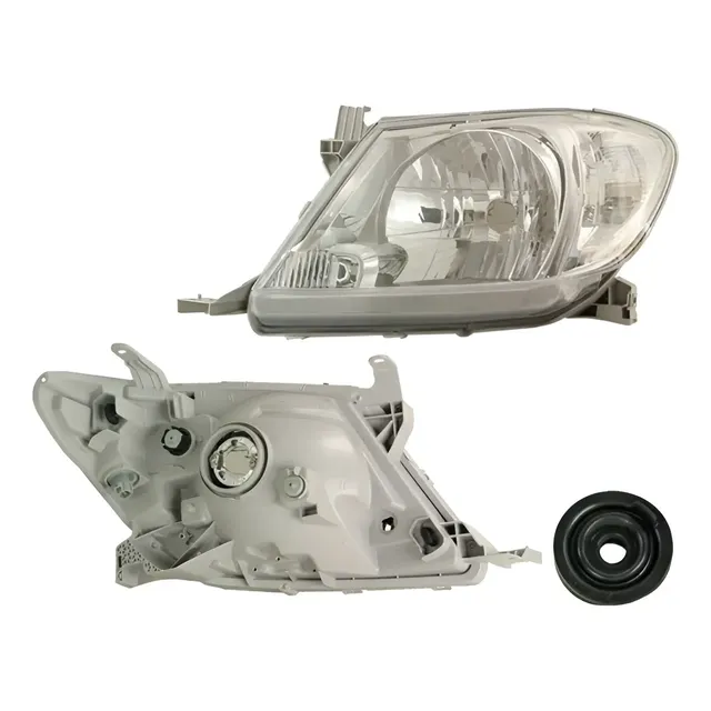 Optico Izquierdo Toyota Hilux Vigo 2008/2011 Con Soquete Izquierdo/conductor
