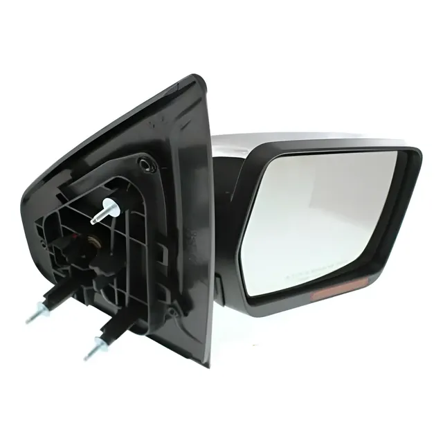 Espejo Izquierdo Eléctrico Cromado para Ford F150 2009/2014 Abatible Eléctrico con Luz de Cortesía