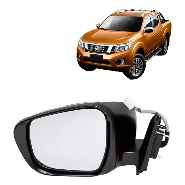 Espejo Izquierdo Negro Eléctrico para Nissan NP300 2016/2020 Abatible Eléctrico