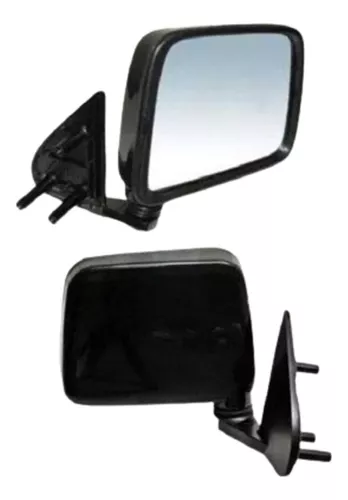 Espejo Derecho Negro Manual para Nissan D21 1994/2008 D22/Terrano 1998/2008 – Base Metalica (Packing 20 Unidades)