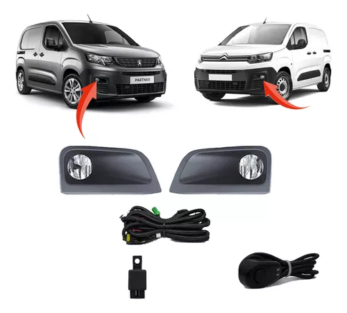 Kit Neblineros Peugeot Partner K9 2019 En Adelante Citroen Berlingo 2019 En Adelante