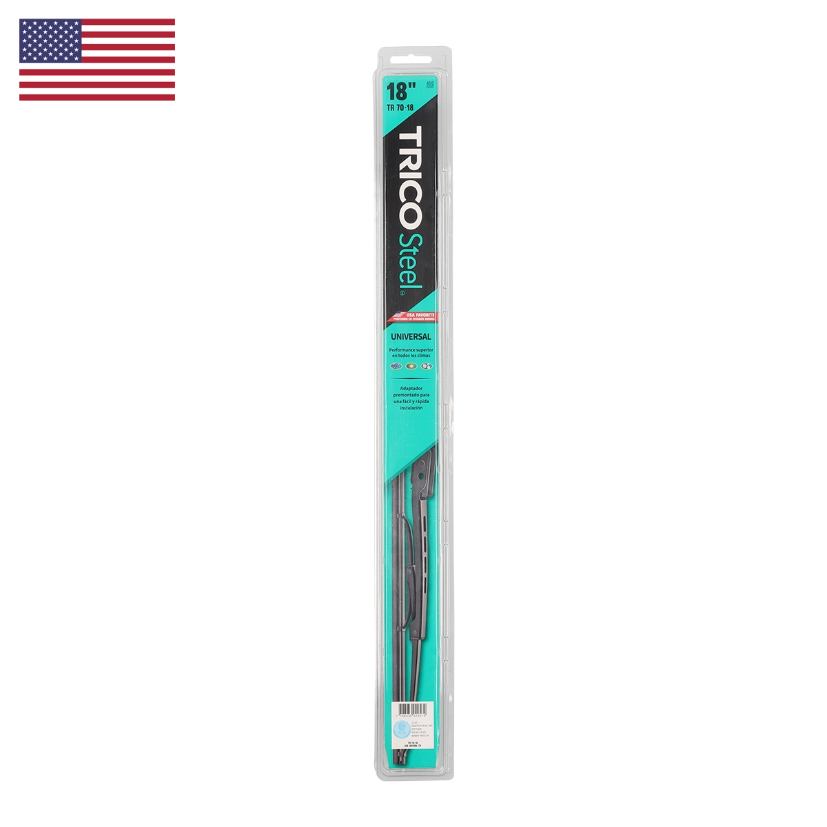 Plumilla tipo brazo con gancho 18 pulgadas serie Steel