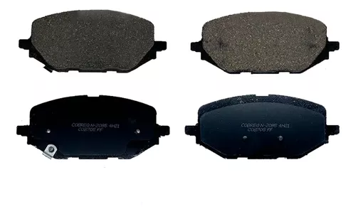 Juego Pastillas De Freno Delantera Chevrolet Tracker 1.2 2021/ – Semimetalica – Ultrapad Con Sistema Anti Vibracion Y Ruido