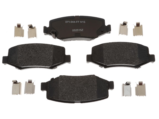 Juego Pastillas De Freno Traseras Jeep Wrangler 2007/2017 – Metalicas