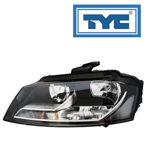 Optico Izquierdo Audi A3 2008/2012 Halogeno Biparabola Con Regulacion Electrica – Incluye Motor – Usa Dos Ampolletas H7