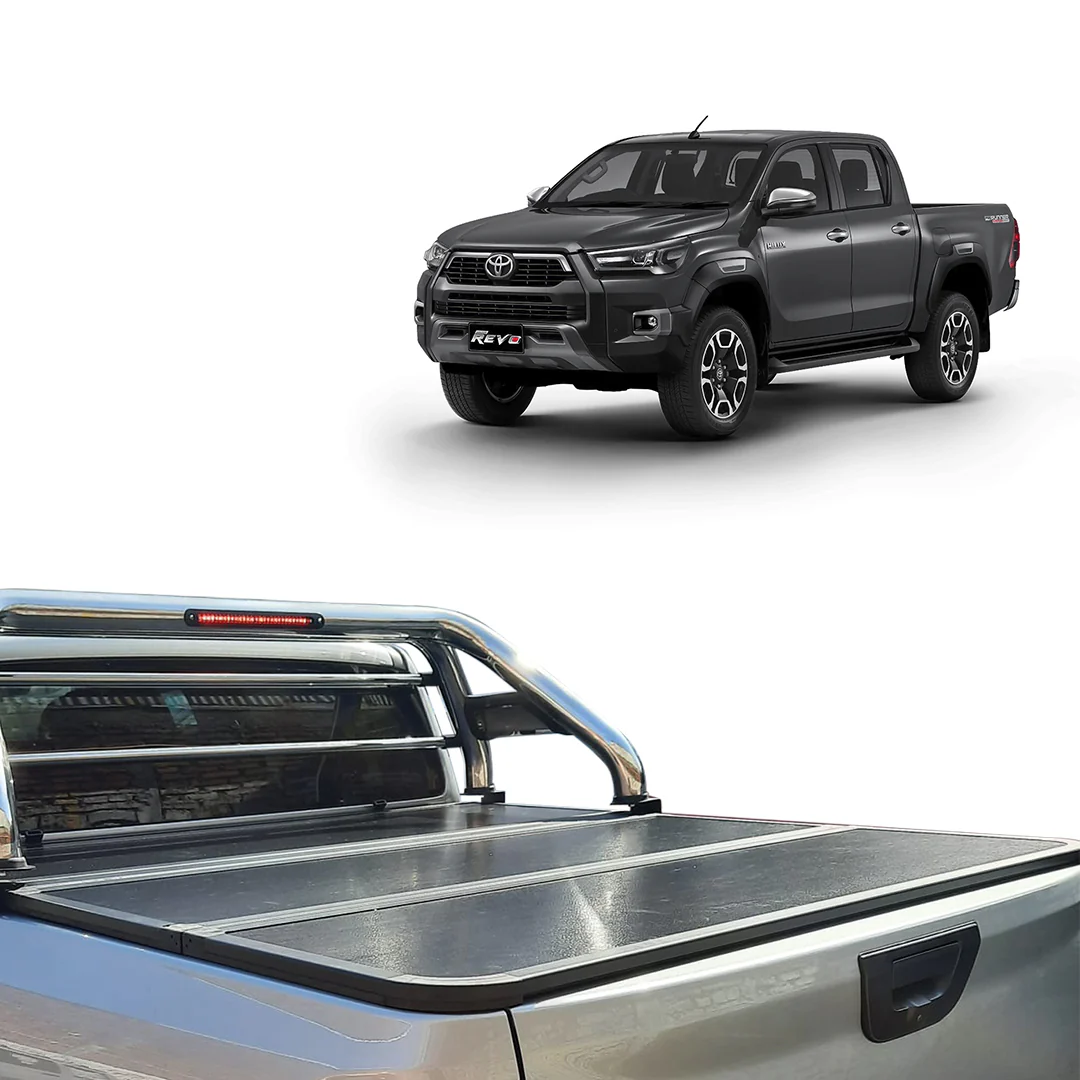 Capota Rigida Trifold Toyota Hilux Revo 2016/2022 – Incluye 2 Luces Led Interiores