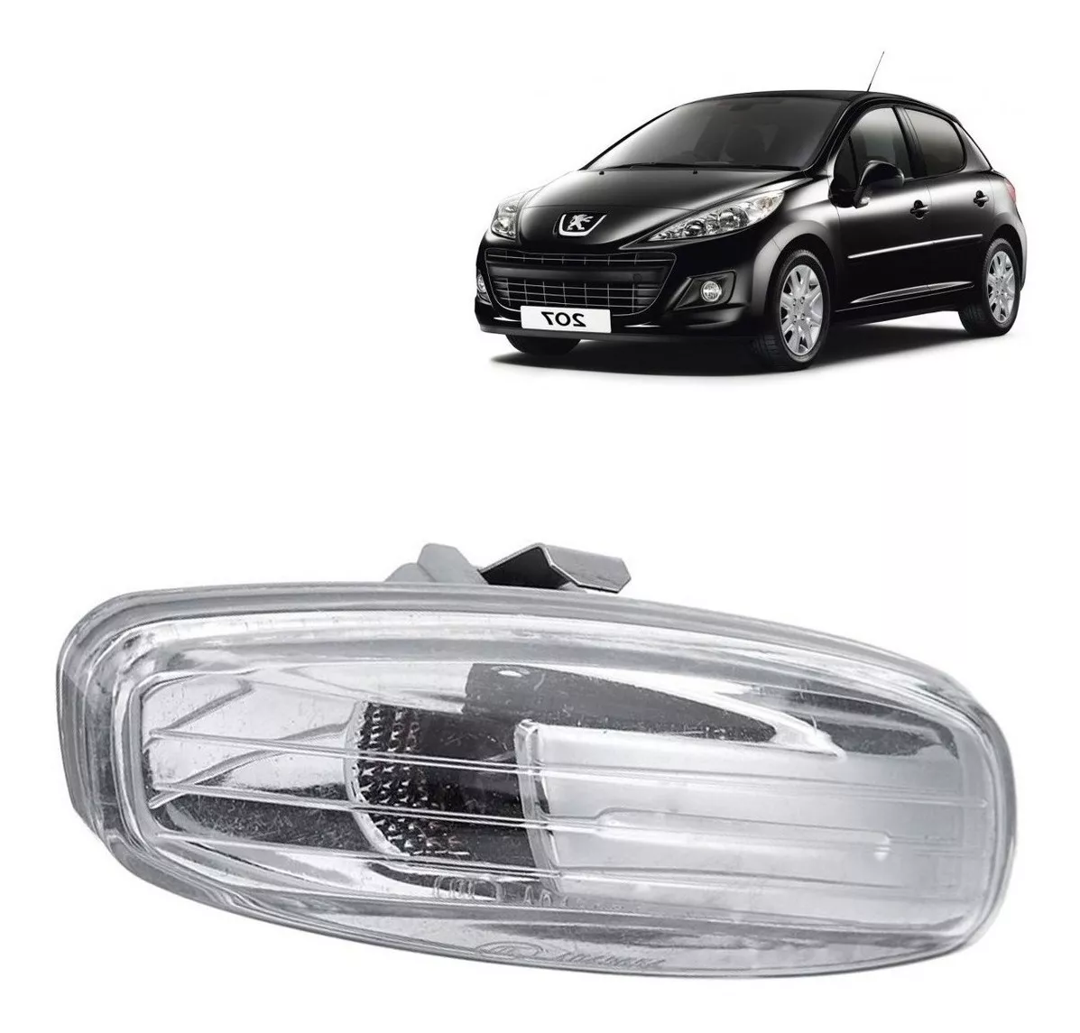 Farol Tapabarro Derecho Peugeot 207 2007/2009 3008 2009/2012 Citroen C3 2013/2018