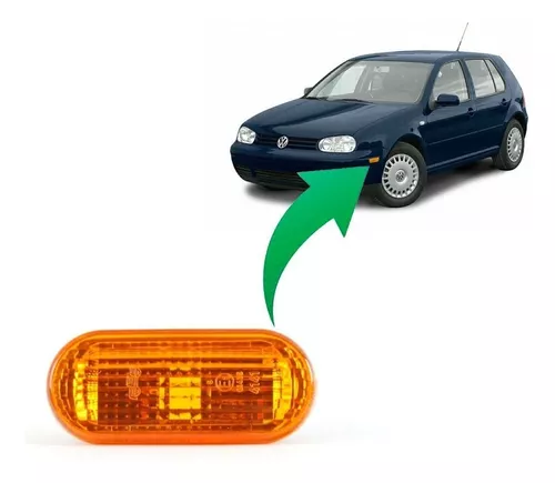 Farol Lateral Tapabarro Izquierdo/Derecho Volswagen Golf A4 1999/2007 – Ambar