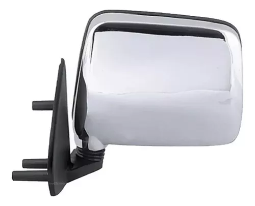 Espejo Derecho Cromado Manual para Nissan D21 1994/2008 D22/Terrano 1998/2008 – Base Metalica (Packing 20 Unidades)