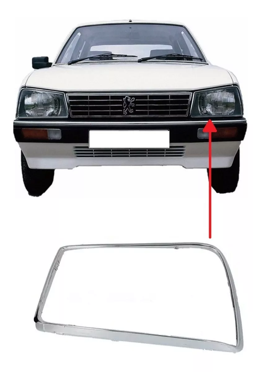 Bisel Derecho Izquierdo Peugeot 505 1982/1996