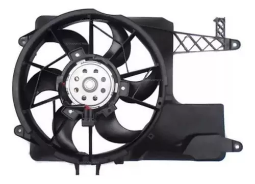 Electroventilador Volkswagen Gol G3 1999/2005 Con Aire Acondicionado