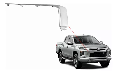 Embellecedor Cromado Derecho Superior Mitsubishi L200 2019/2024