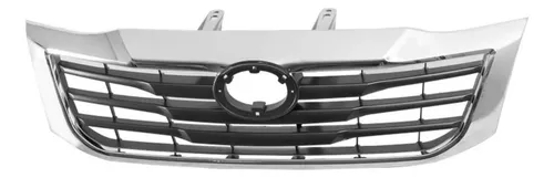 Mascara Gris Con Moldura Cromada Toyota Hilux Vigo 2011/2015