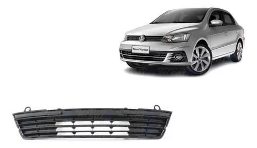 Rejilla Parachoques Con Cromo Volkswagen Gol G7 Voyage 2016/2018