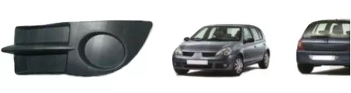 Rejilla Parachoques Derecho Renault Clio 2006/2011 Sin Orificio Para Neblinero