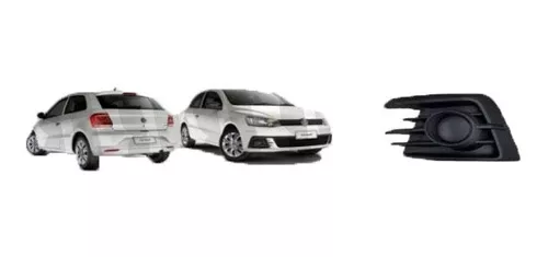 Rejilla Parachoques Izquierdo Volkswagen Gol Trend G7 2016/2018 Sin Orificio