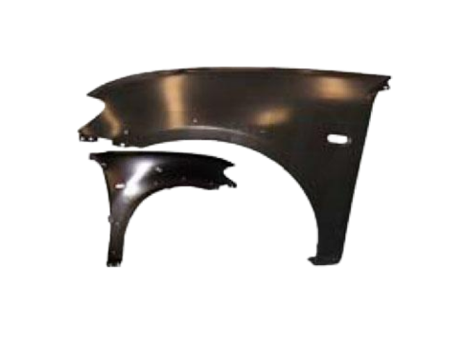 Tapabarro Delantero Derecho Mitsubishi L200 2008/2015 Con Orificios Para Extensiones De Tapabarro