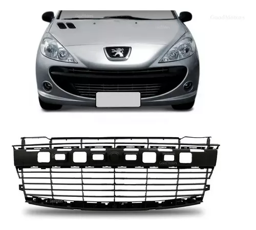 Rejilla Parachoques Negra Peugeot 207 Compact 2007/2012