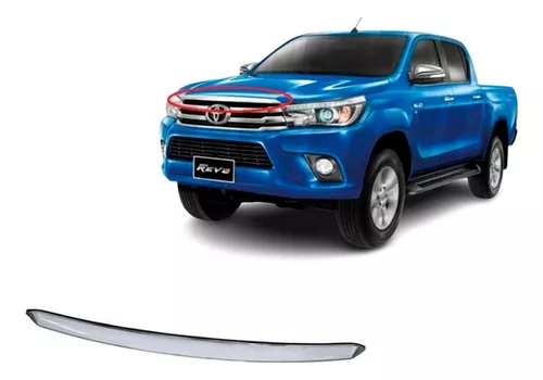 Moldura Cromada Capot Toyota Hilux Revo 2016/2019